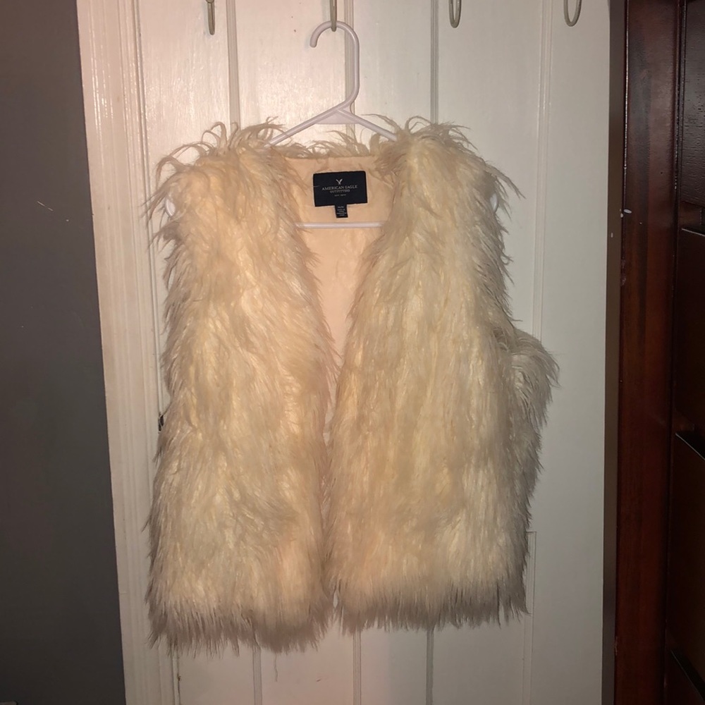 Faux fur vest